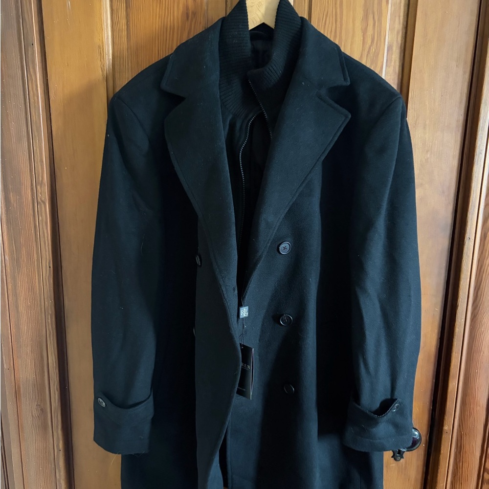 Lauren Ralph Lauren Women’s Classic Fit overcoat in black